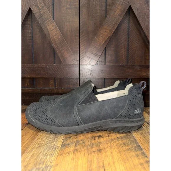 JBU by Jambu Lena Suede Casual Black Slip-On Shoes Size 9 - Picture 2 of 13